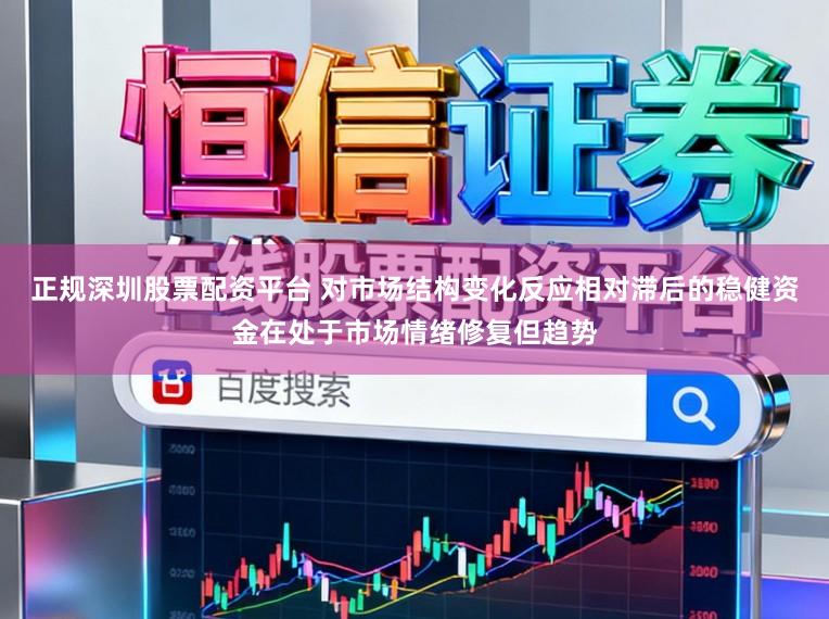正规深圳股票配资平台 对市场结构变化反应相对滞后的稳健资金在处于市场情绪修复但趋势